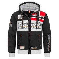 Sweat zippé à capuche pour