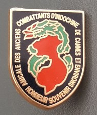 Pins Amicale des Anciens Combattants d'Indochine de Cannes 06 ORIGINAL VINTAGE
