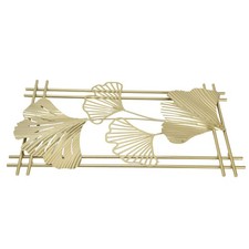 Décor Mural En Métal Doré