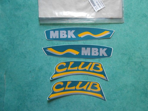 Lot autocollants mbk club - mbk,