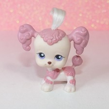 authentic littlest petshop LPS 225 poodle caniche DOG CHIEN pet shop