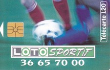  RARE TELECARTE 120 . LOTO