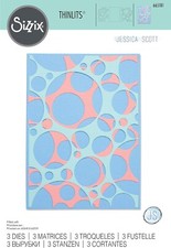Sizzix 665181 Lot de 3 matrices Thinlits Cercle par Jessica Scott