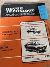 Revue technique DATSUN CHERRY