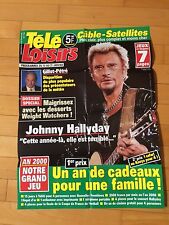 ► AFFICHE - JOHNNY HALLYDAY - TELE LOISIRS - 80x60cm 