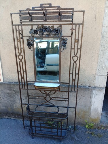Vestiaire porte manteaux fer - porte,