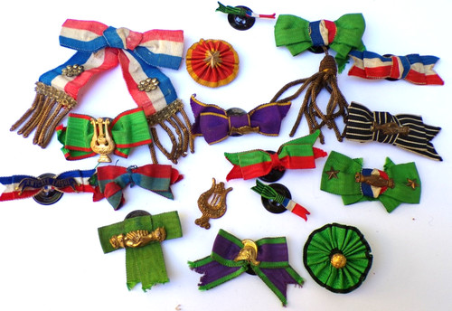 Lot rubans insignes de - de,
