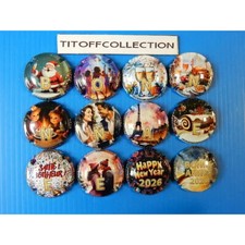 la série de 12 capsules de champagne générique bonne annee  2026 puzzle (decembr