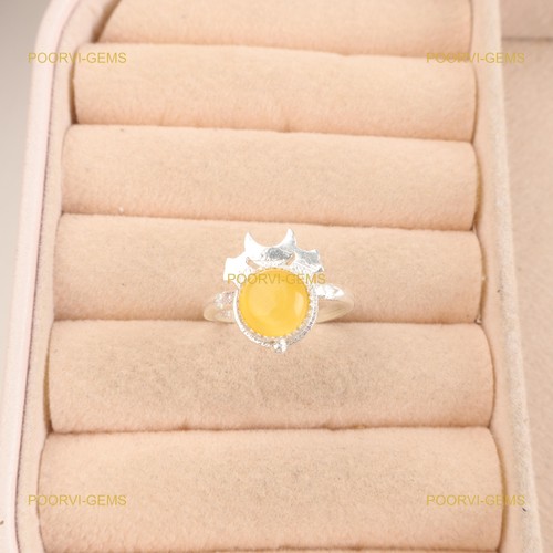 Bague solitaire artisanale - artisanale, en