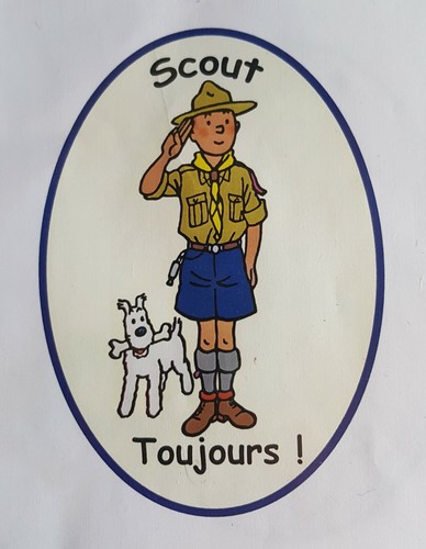 Autocollant stickers tintin - autocollant,