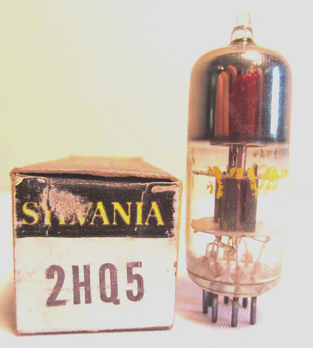 Tube 2hq5 sylvania nos - tube, nib