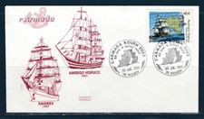 FRd enveloppe bateau voilier l' Armada Amerigo Vespucci  et Sagres 76 Rouen 2003