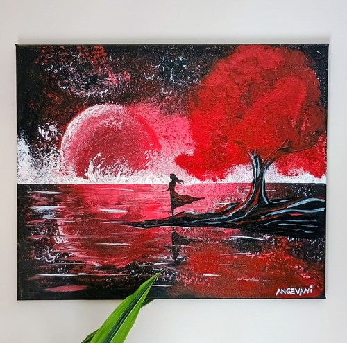 Angevani tableau abstrait - angevani,