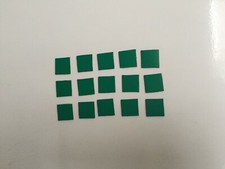 LOT X15 PIXEL ART AIMANT VERT 1.5CM / 1.5CM REFRIGERATEUR FRIGO CONGELATEUR