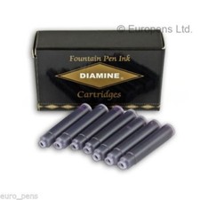 Diamine cartouches pour stylos-plumes ( packs de 18) - TOUTES COULEURS