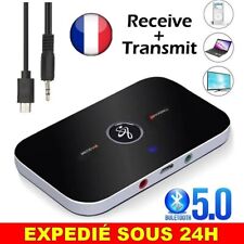 ✅Transmetteur Récepteur Audio Bluetooth 5.0 Adaptateur Stéréo AUX RCA USB TV 3.5