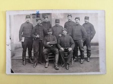 cpa 14-18 Carte Photo SOLDATS en UNIFORME du 45e Régiment P.H.R. de la 76e Batt.
