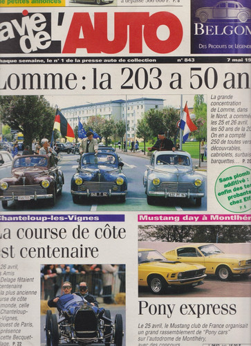 Vie auto n 843 - de, l'auto