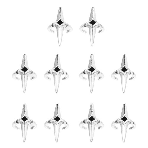 Pcs anneau ongle - 10, d'épée