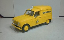 NOREV 1/18 RARE!!  RENAULT 4L FOURGONNETTE "MICHELIN" SANS BOITE gé