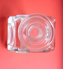 ENCRIER-PORTA-PLUME EN VERRE
