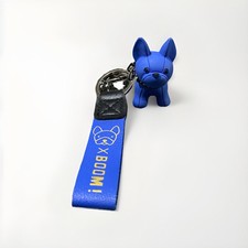 Porte-clés souvenir cadeau bouledogue français porte-clés pendentif dessin an...