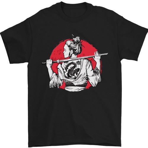 Samouraï tatouage fille mma - samouraï,