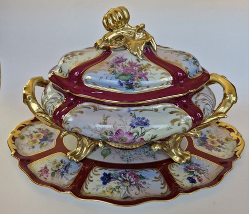 Superbe soupiere porcelaine - soupiere,