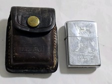 Briquet u s s chosin cg 65 zippo u.s. army Publicitaire Voir Photo Rare ! 