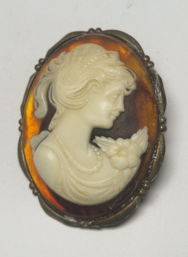 Broche ancienne camée - broche,