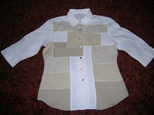 chemisier lin "JACQUELINE RIU" T.1 état neuf