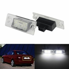 FEUX ECLAIRAGE DE PLAQUE SMD 18 LED d'immatriculation POUR AUDI A4 B5 1994-1999
