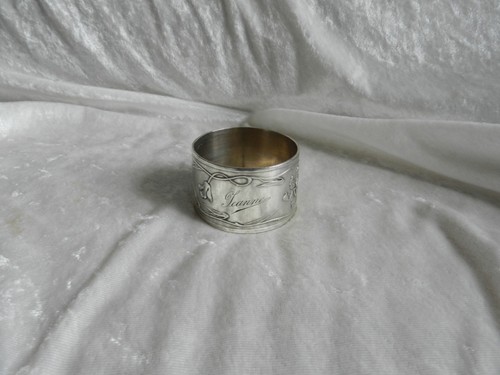 Ancien rond serviette art - ancien, de