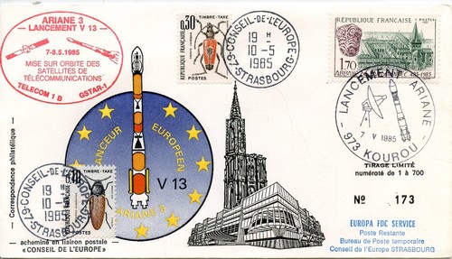 Lettre enveloppe espace - espace, /
