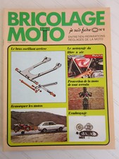 BRICOLAGE MOTO N° 8 /bras oscillant arrière,embrayage,nettoyage du filtre à air