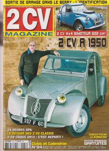 2cv magazine 4x4 - 2cv, n°84