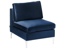 Section canapé bleu - section,