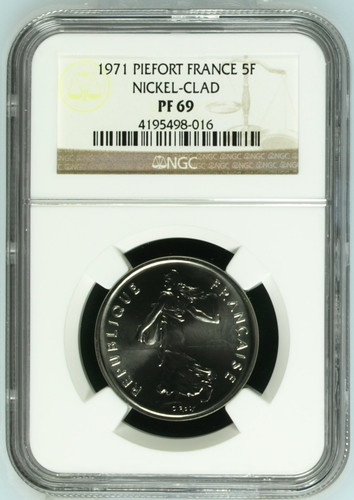 Francs 1971 nickel - 5,