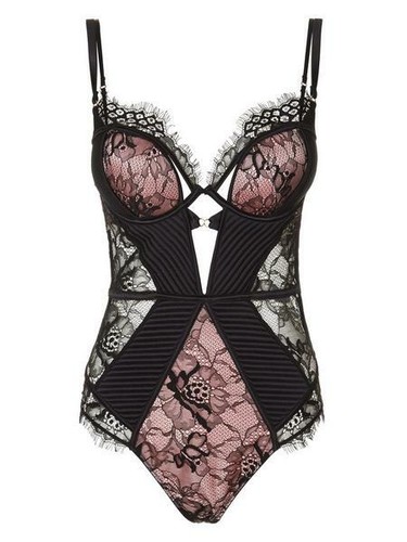 Corps dentelle romantique - corps, en
