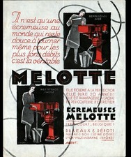 AULNAY-sous-BOIS / REMICOURT (93 / BELGIQUE) ECREMEUSES "MELOTTE" Tract-Affiche