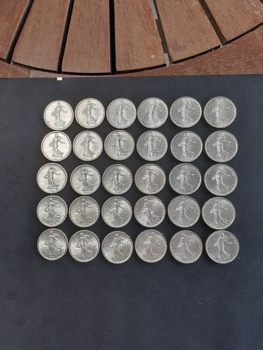 Piece francs argent - piece,