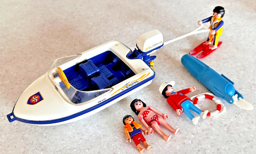 Playmobil camping bateau ski - playmobil,