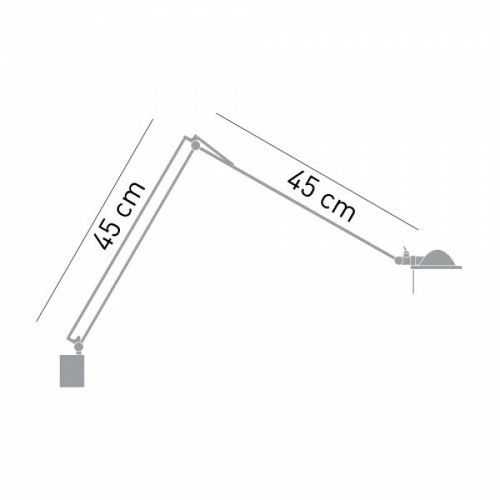 Luceplan berenice mur - mur, alu