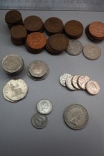 Lot de 194 pièces Royaume uni Etats Unis USA Canada divers pays anciennes vintag