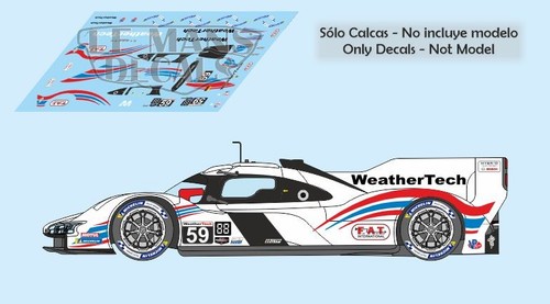 Decals porsche 963 imsa 2023 - decals,