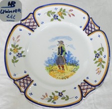 HB - QUIMPER : Assiette plate