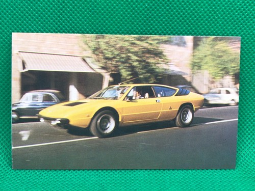Lamborghini urraco card italy - card,