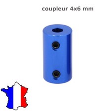 coupleur rigide 4x6 mm en aluminum 4*6 cnc ,accouplement pour moteur électrique