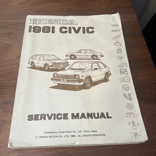 Oem honda 1981 - civic, factory