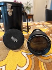 Objectif Super Dynarex Carl Zeiss 4/200mm  Pour Icarex avec étui Cuir/ Bon État 